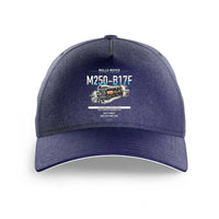 Thumbnail for M250-B17F design on dark blue printed hat