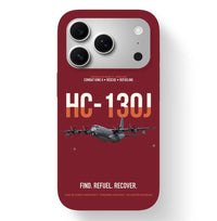 Thumbnail for HC-130J COMBAT KING II design on dark red magsafe iphone case, for iPhone 17 Pro