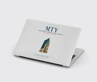 Thumbnail for Monterrey International Airport (MTY) design on light gray MacBook case