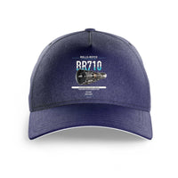 Thumbnail for BR710 design on dark blue printed hat