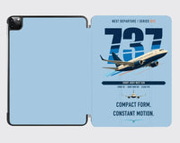 Thumbnail for Boeing 737-700 NG design on light blue ipad tablet case