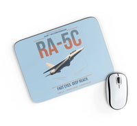 Thumbnail for RA-5C Vigilante design on light blue rectangle mouse pad