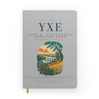 Thumbnail for Saskatoon John G. Diefenbaker International Airport (YXE) design on light gray notebook