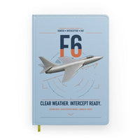 Thumbnail for Hawker Hunter F6 design on light blue notebook