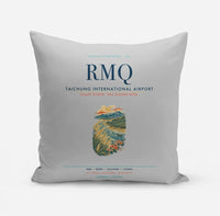 Thumbnail for Taichung International Airport (RMQ) design on light gray pillow