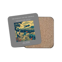 Thumbnail for The Harvest And The Airfield - Designed Coasters design on gray 1-piece