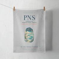 Thumbnail for Pensacola International Airport (PNS) design on light gray towel