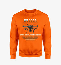 Thumbnail for Inspired Flight IF1200A design on orange sweatshirt