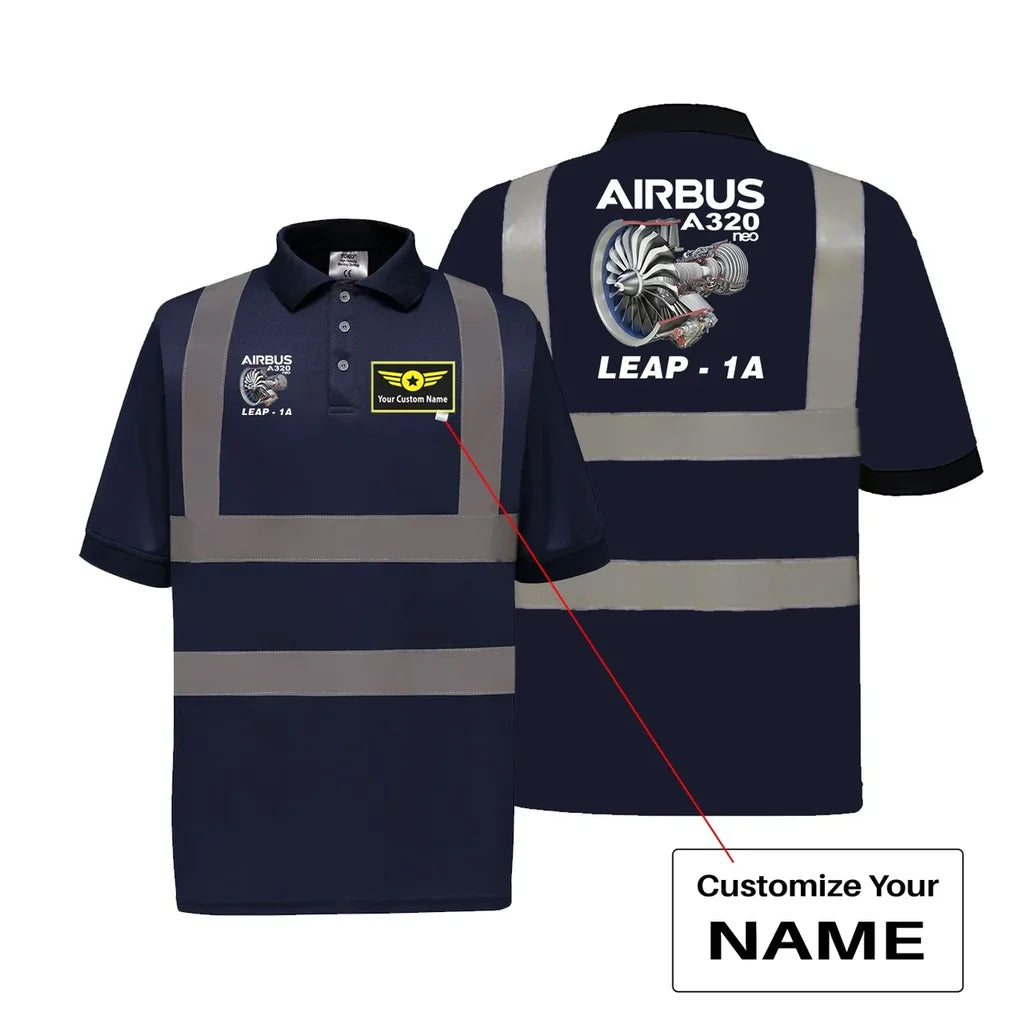 Customisable Airbus A320 Polo Shirt - view 5
