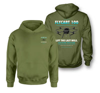 Thumbnail for DJI FlyCart 100 design on green army hoodie