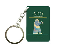 Thumbnail for Kodiak Airport (ADQ) design on dark green key chain