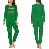 Thumbnail for Flying One Ball women pajamas - Green