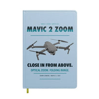 Thumbnail for DJI Mavic 2 Zoom design on light blue notebook