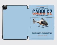 Thumbnail for Guimbal Cabri G2 design on light blue ipad tablet case