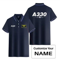 Thumbnail for Customisable Airbus A330 Polo Shirt - view 5
