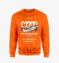 Thumbnail for Cessna 170B design on orange sweatshirt