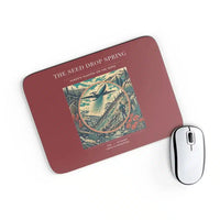Thumbnail for VINTAGE G4490 - The Seed Drop Spring - Designed Mouse Pads design on darkred rectangle