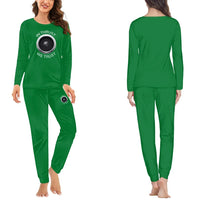 Thumbnail for In Thrust We Trust women pajamas - Green