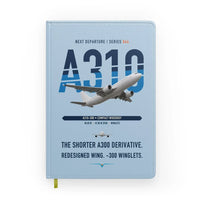 Thumbnail for Airbus A310-300 design on light blue notebook