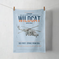 Thumbnail for Leonardo AW159 Wildcat HMA2 design on light blue towel