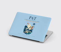 Thumbnail for Jay Prakash Narayan International Airport (PAT) design on light blue MacBook case