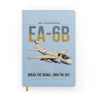 Thumbnail for EA-6B Prowler design on light blue notebook
