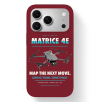 Thumbnail for DJI Matrice 4E Case design on dark red iphone case