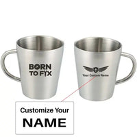 Thumbnail for Customisable Born To Fix Airplanes Mug - view 5