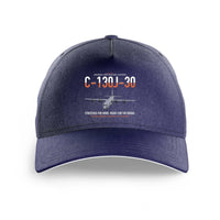 Thumbnail for C-130J-30 Super Hercules design on dark blue printed hat