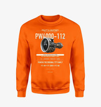 Thumbnail for PW4000-112 design on orange sweatshirt