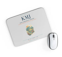 Thumbnail for Aso Kumamoto Airport (KMJ) design on light gray rectangle mouse pad