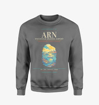Thumbnail for Stockholm Arlanda Airport ARN Sweatshirt - Gray