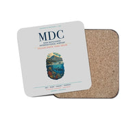 Thumbnail for Sam Ratulangi International Airport Manado (MDC) design on light gray 1 piece coaster