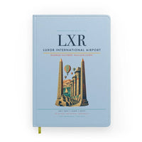 Thumbnail for Luxor International Airport (LXR) design on light blue notebook