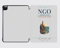 Thumbnail for Central Japan International Airport (NGO) design on light gray ipad tablet case