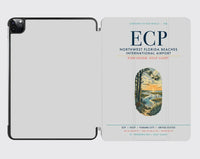 Thumbnail for Northwest Florida Beaches International Airport (ECP) design on light gray ipad tablet case