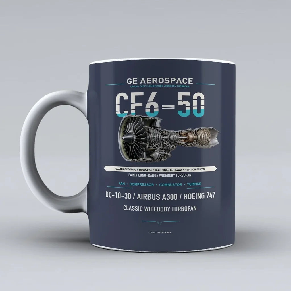 Mug design on dark blue cf6 50