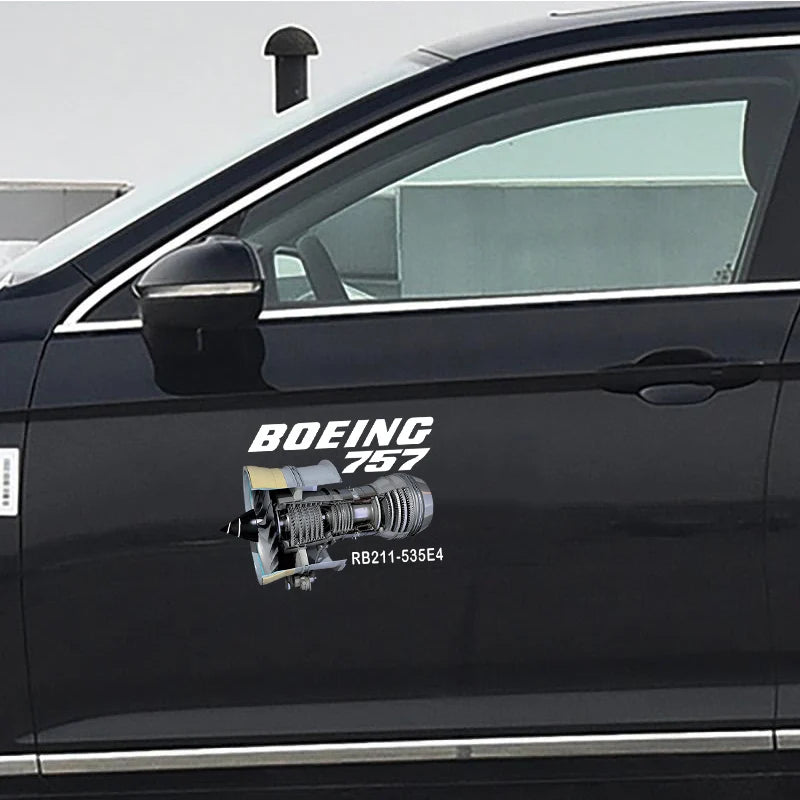 Boeing 757 Car Sticker - view 5