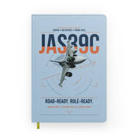 Thumbnail for Saab JAS 39C Gripen design on light blue notebook