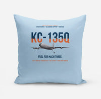 Thumbnail for KC-135Q Blackbird Tanker design on light blue pillow