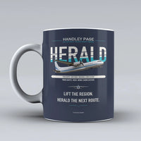 Thumbnail for Page HPR.7 Dart Herald Mug design on dark blue handley