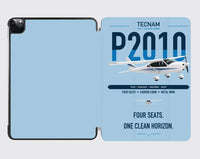 Thumbnail for Tecnam P2010 design on light blue ipad tablet case