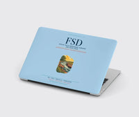 Thumbnail for Sioux Falls Regional Airport Joe Foss Field (FSD) design on light blue MacBook case