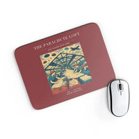 Thumbnail for VINTAGE G4508 - The Parachute Loft - Designed Mouse Pads design on darkred rectangle