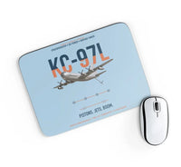 Thumbnail for KC-97L STRATOFREIGHTER design on light blue rectangle mouse pad