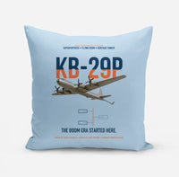 Thumbnail for KB-29P SUPERFORTRESS design on light blue pillow