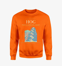 Thumbnail for Frank País Airport (HOG) design on orange sweatshirt