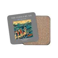 Thumbnail for The Census By Air - Designed Coasters design on gray 1-piece