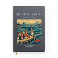 Thumbnail for VINTAGE G4416 - The Census By Air - Designed Notebooks design on gray