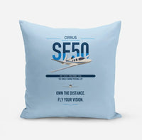 Thumbnail for Cirrus Vision Jet G2+ design on light blue pillow